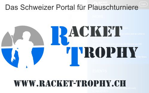 Racket Trophy für Squash.ch